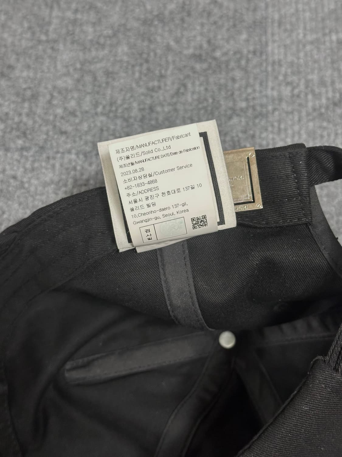 우영미 자수 볼캡 상품이미지3