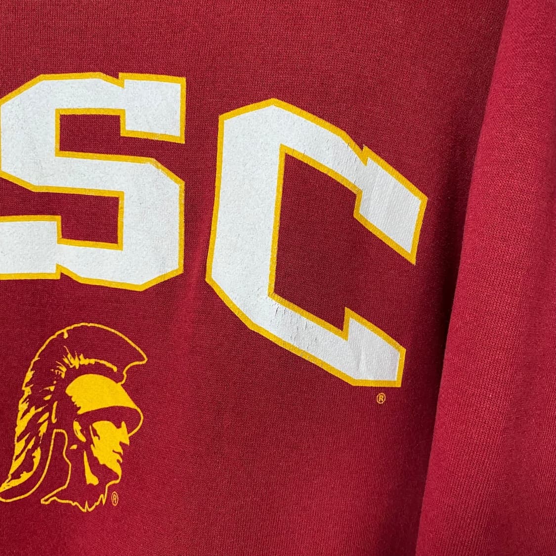 (M)빈티지 러셀 USC 스웨트 후드티셔츠 상품이미지4