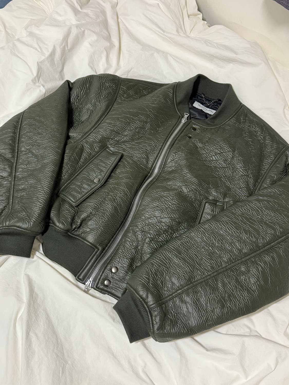 드리스반노튼 크링클 봄버 size L 상품이미지1