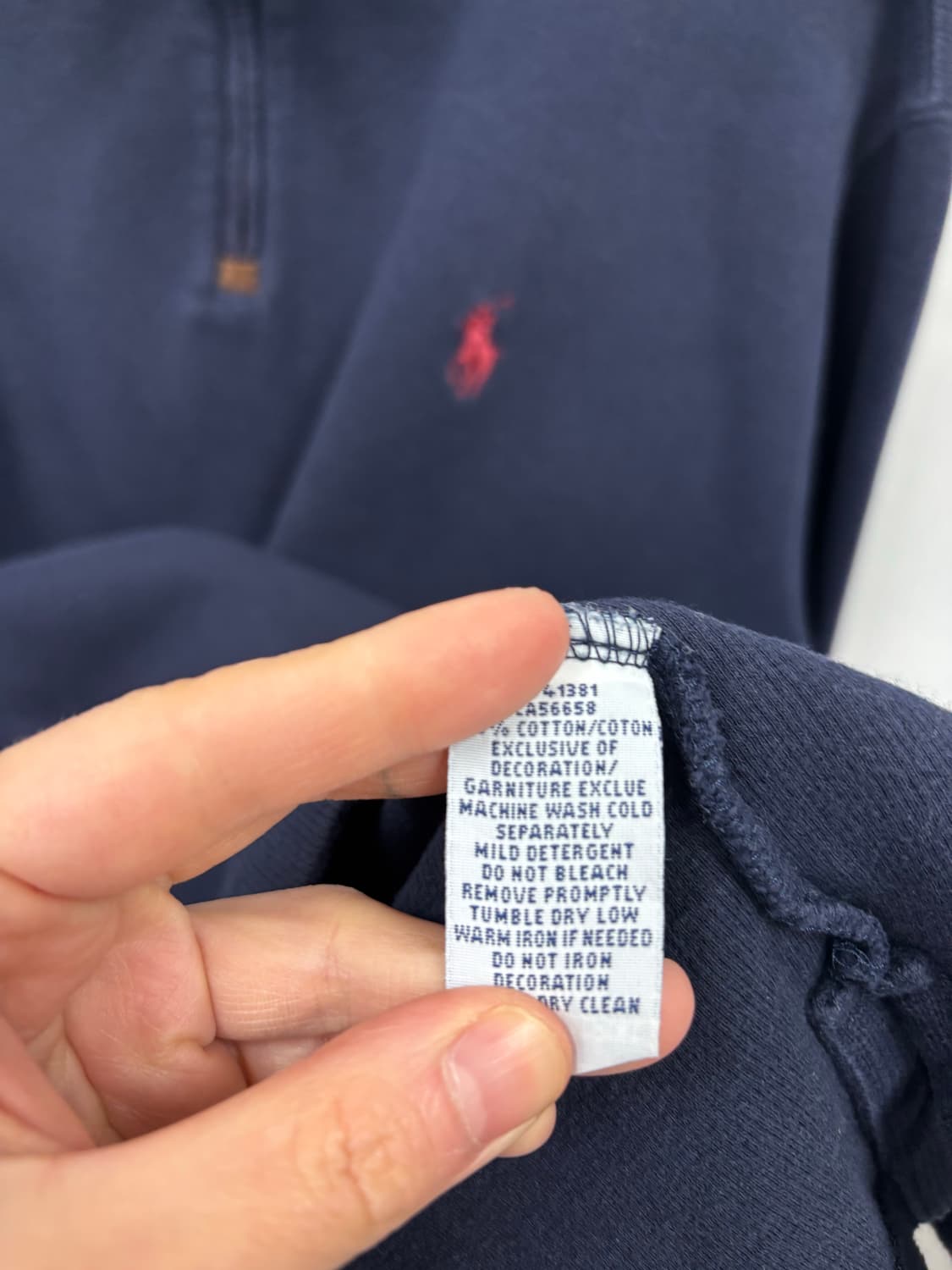 폴로랄프로렌 반집업 울 니트 상품이미지5