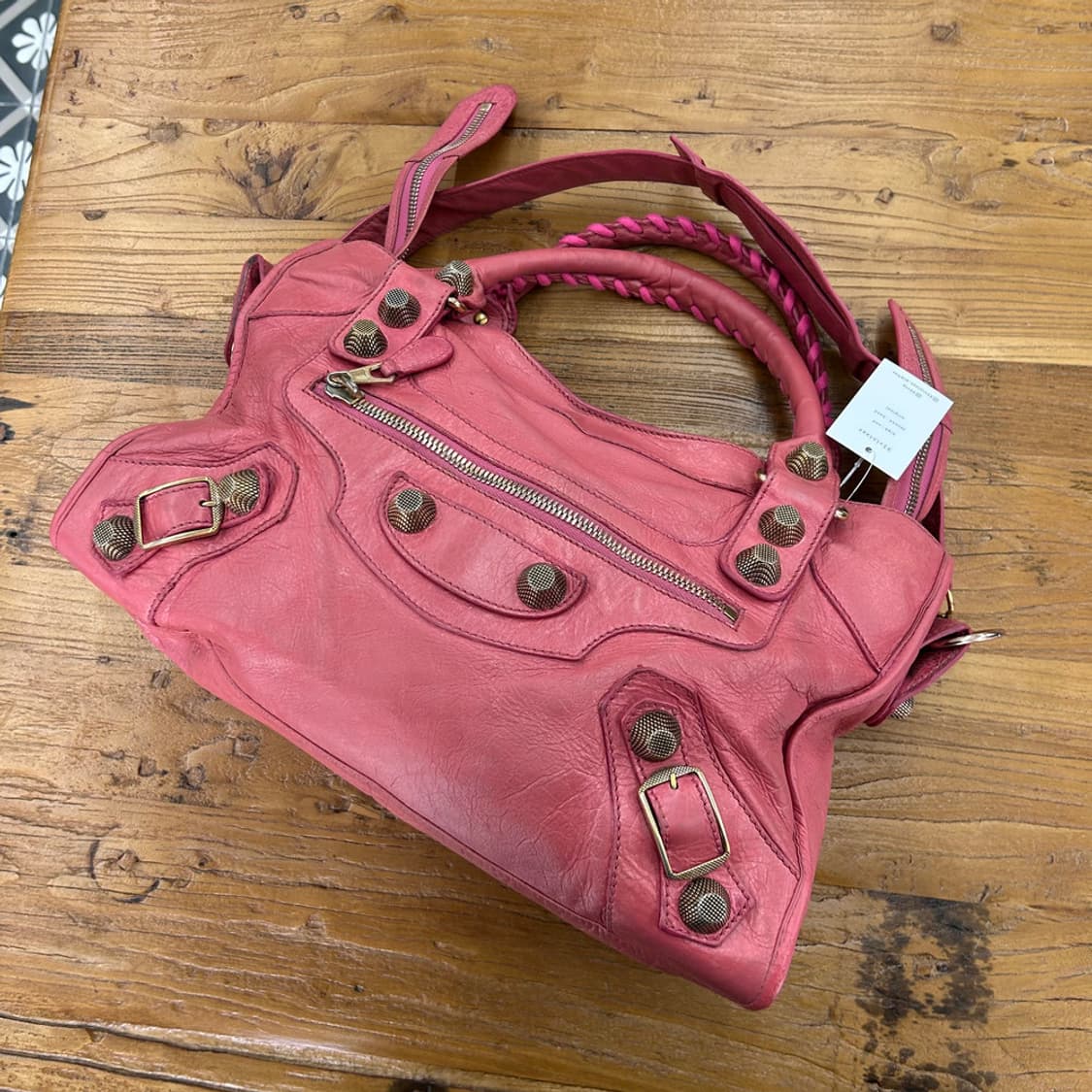 16558 - 발렌시아가 자이언트 시티백 모터백 상품이미지7