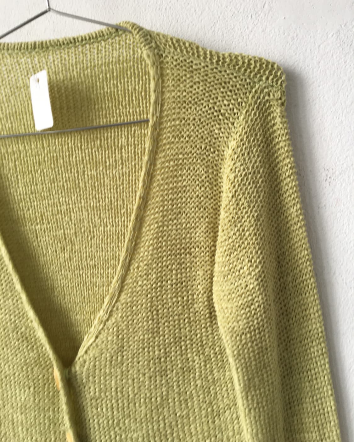 Green knit cardigan 상품이미지4