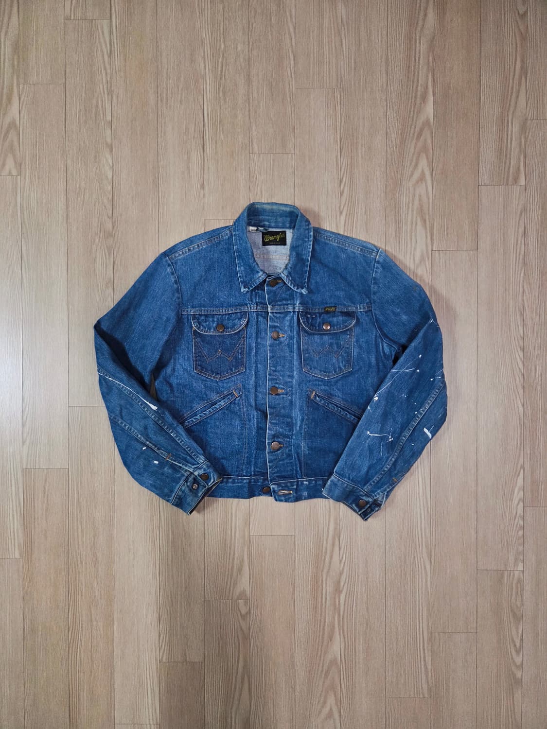 랭글러 124MJ 70s 데님 트러커 재킷 상품이미지2