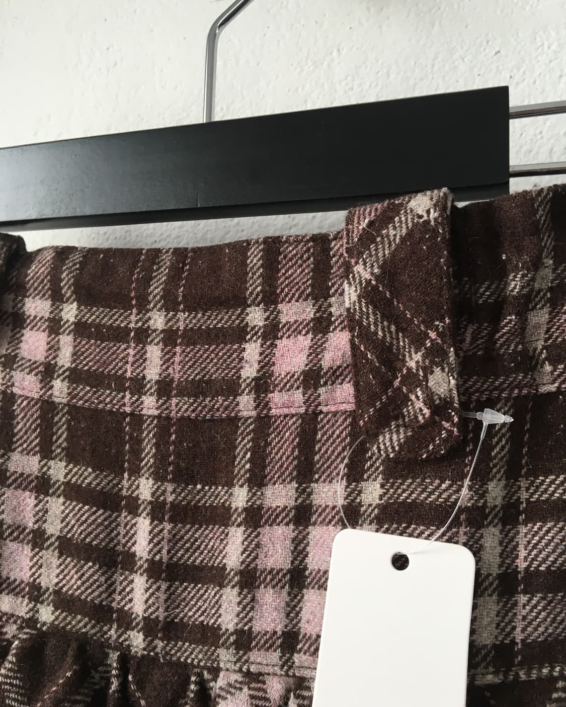 Check pattern woolen short 상품이미지3