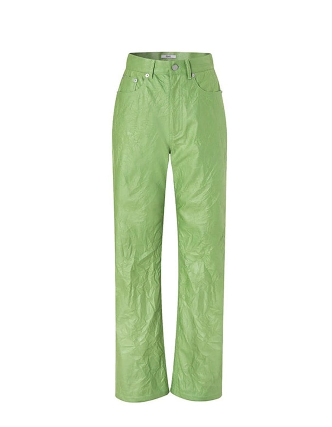 티크 FAUX LEATHER WRINKLE JEANS 상품이미지1