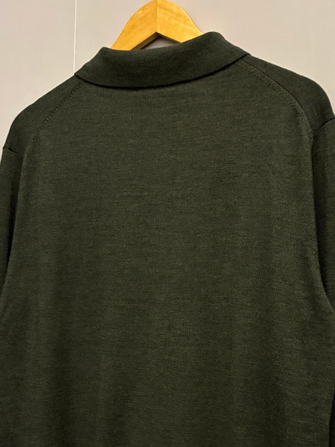 (XL)브룩스브라더스 메리노울 긴팔 pk 니트 카라티셔츠 롱슬리브 상품이미지8