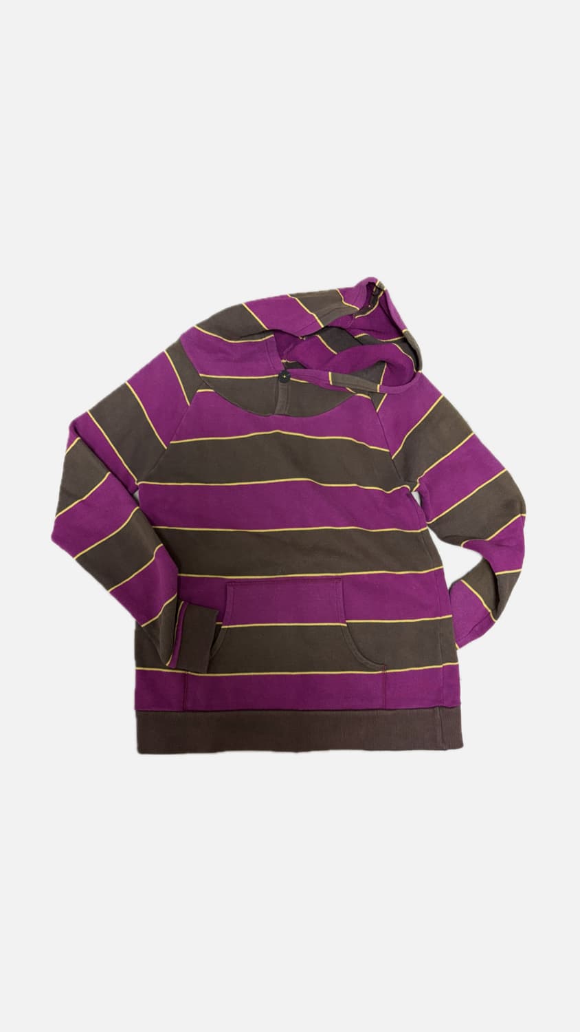 Vinatge stripe hoodie purple&brown 상품이미지1