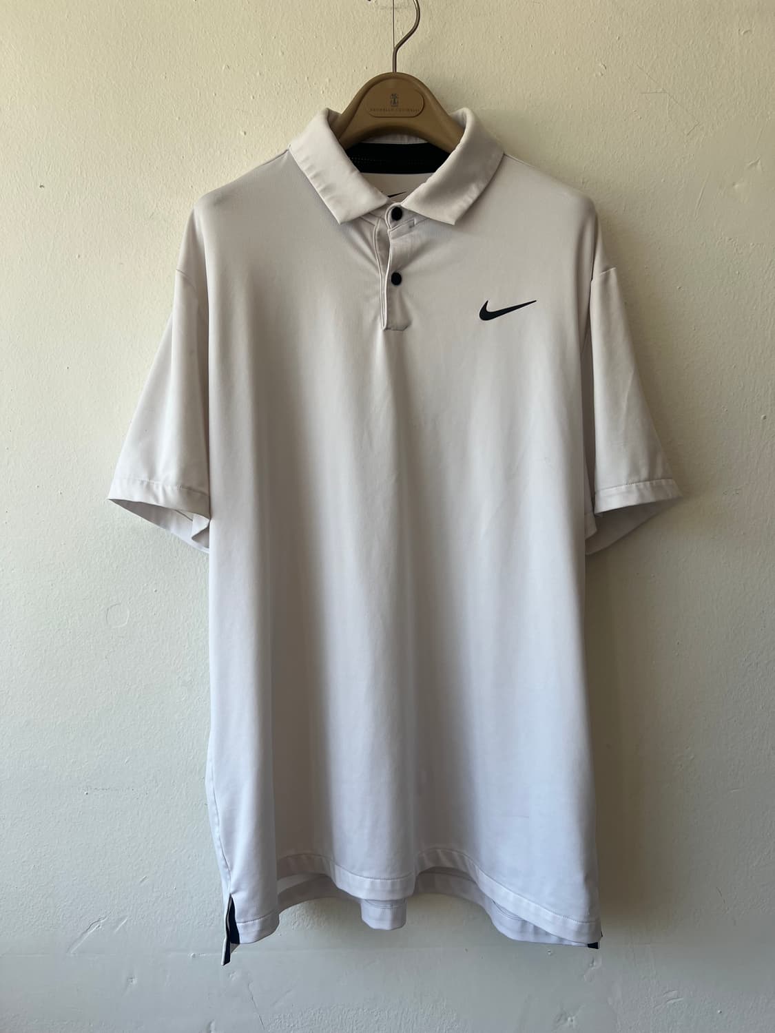 나이키 남성 아이보리 기능성반팔티셔츠 카라티셔츠 상품이미지2