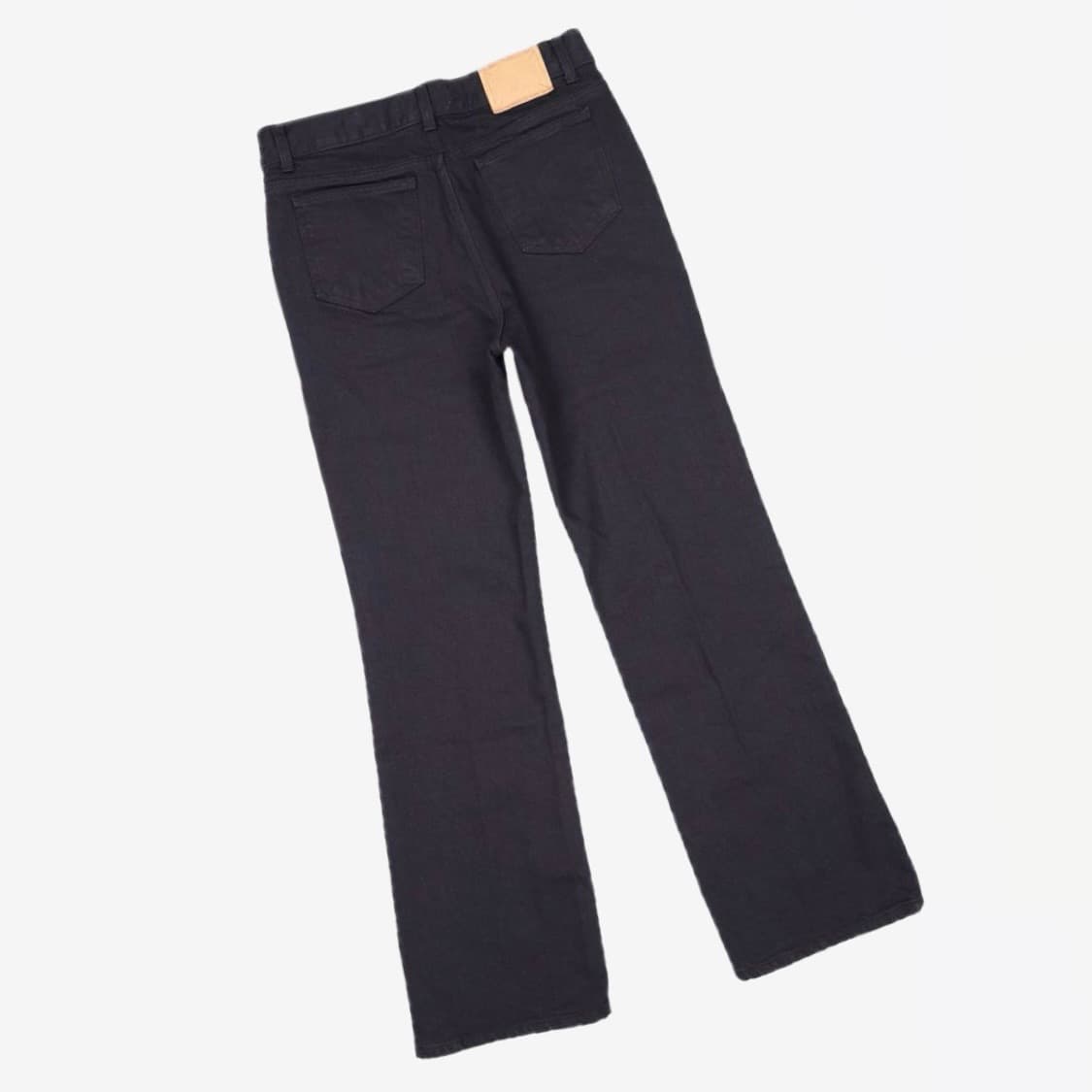 48) 엘무드 아키라 레이 플레어 데님 퓨어블랙 슬림 부츠컷 상품이미지3