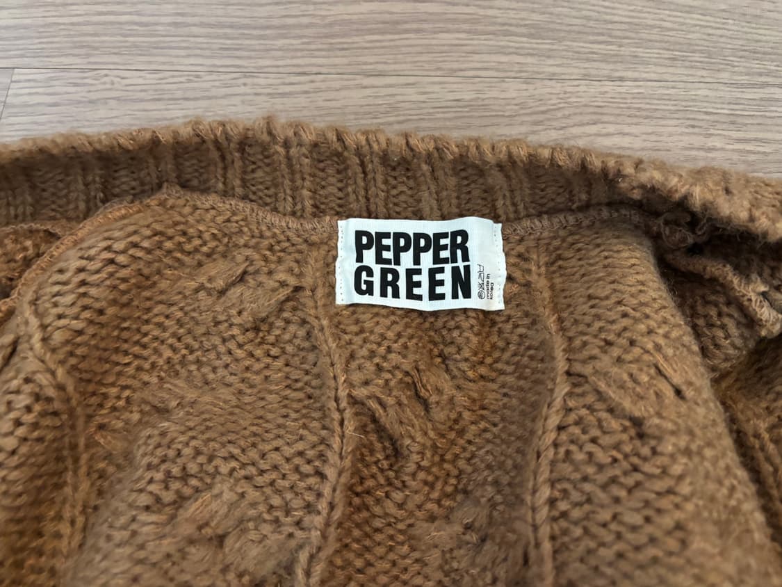 미착용 메이드인 코리아 꽈배기 니트 가디건 여성 프리 상품이미지8