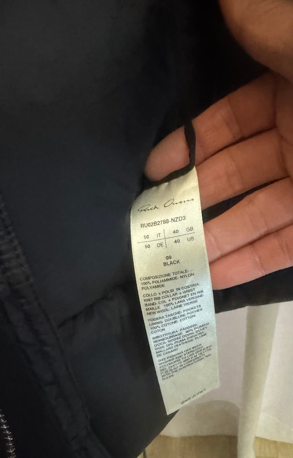 rick owens  flight jacket 상품이미지7