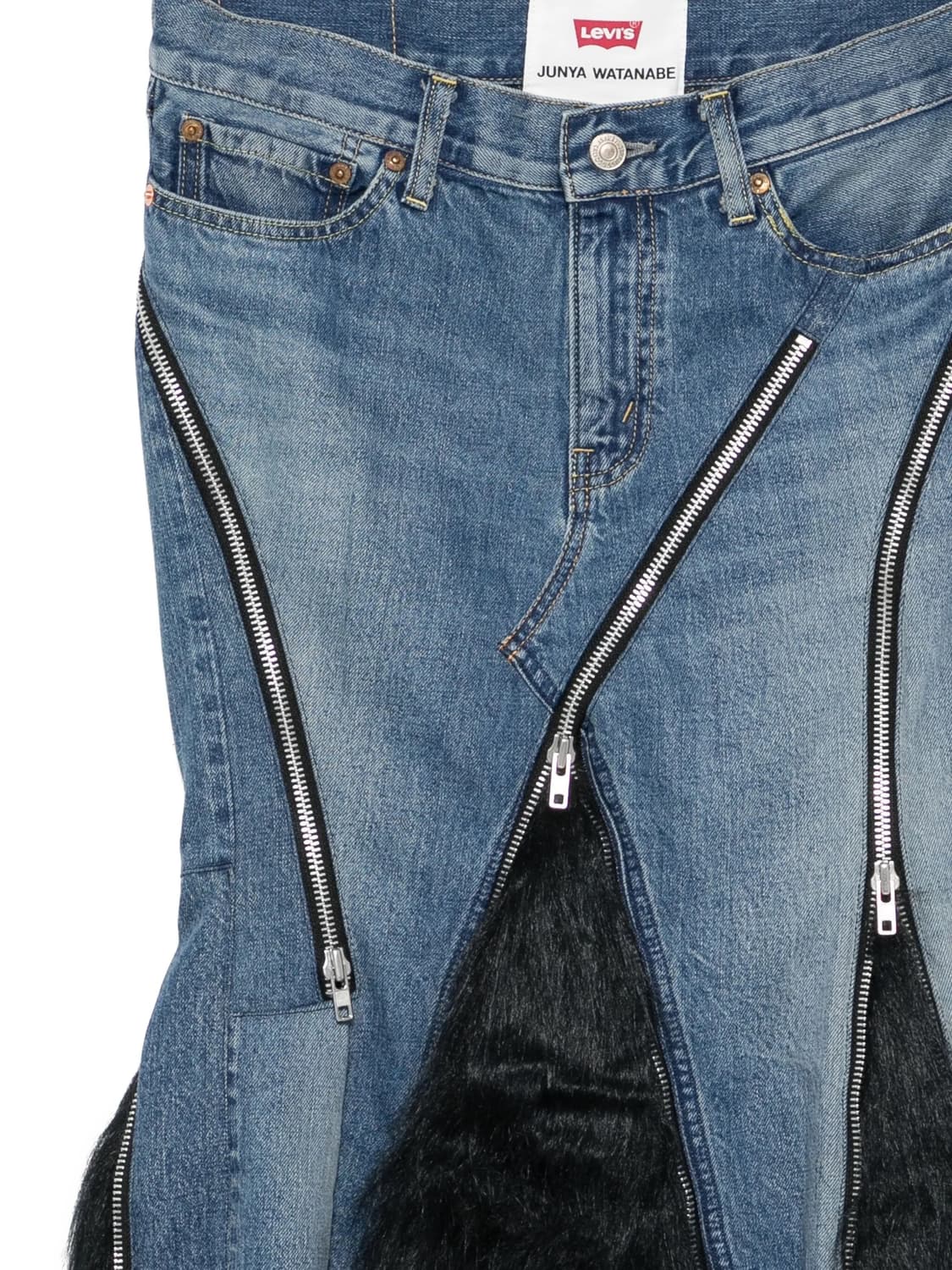Junya Watanabe Levi's Faux Fur Skirt S 상품이미지3