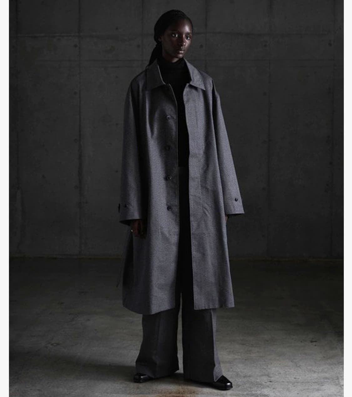 CALLNE - WOOL BLEND HERRINGBONE COAT 상품이미지4