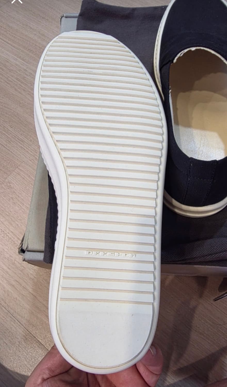 릭오웬스 다크쉐도우 더스티드 스니커즈  상품이미지2