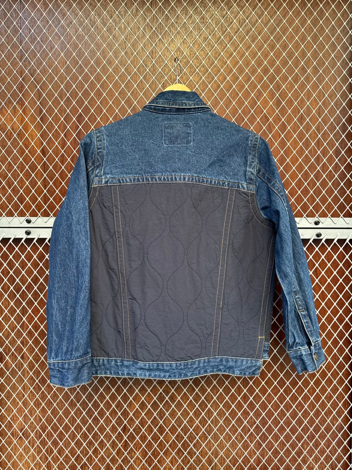 트루릴리전 데님 퀄팅 배색 청 자켓 M 상품이미지6