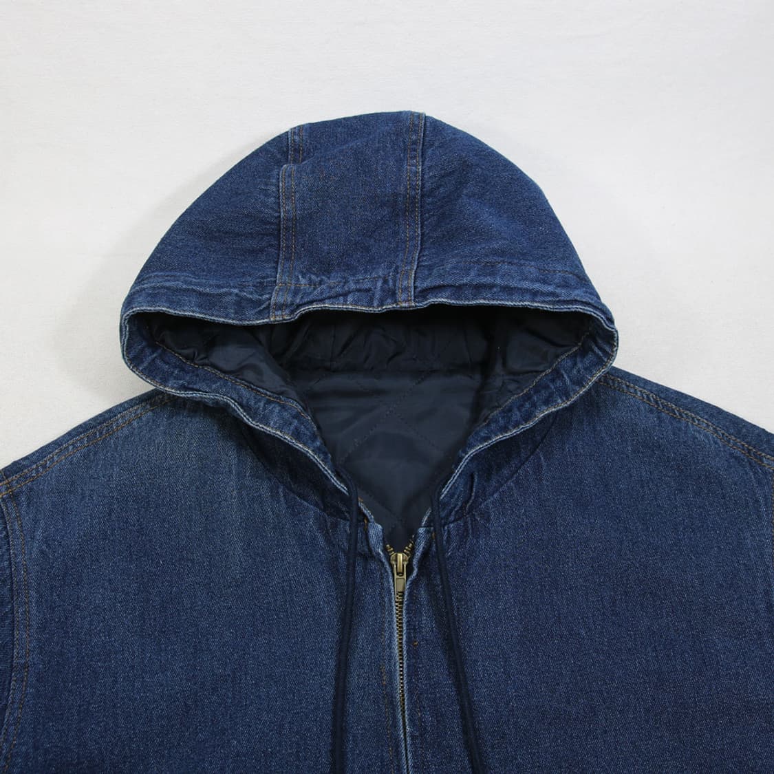 (착용컷) Java 워크 데님 후드 자켓 (98) 상품이미지4
