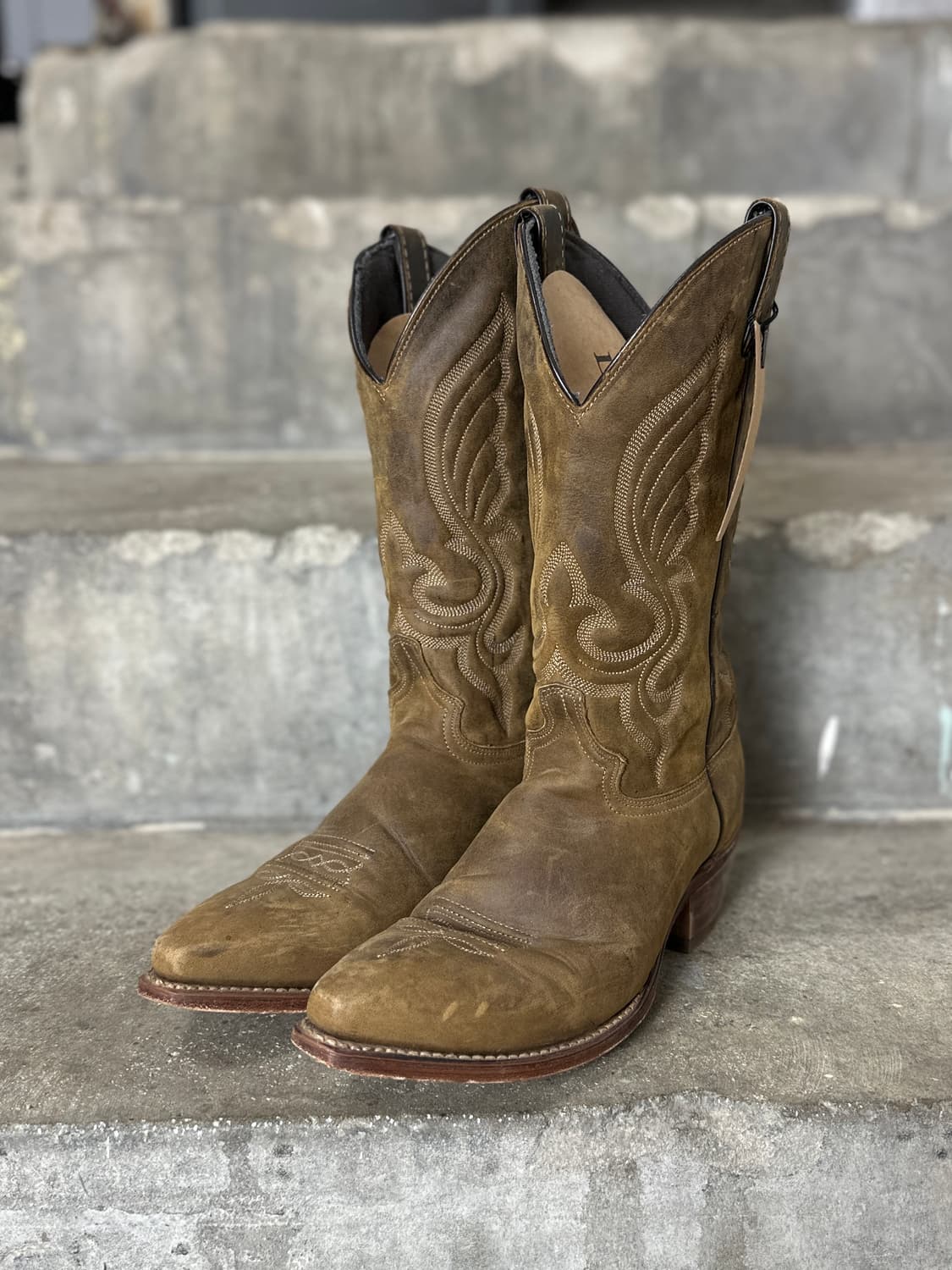 빈티지 스퀘어토 카우보이 웨스턴 부츠 상품이미지1