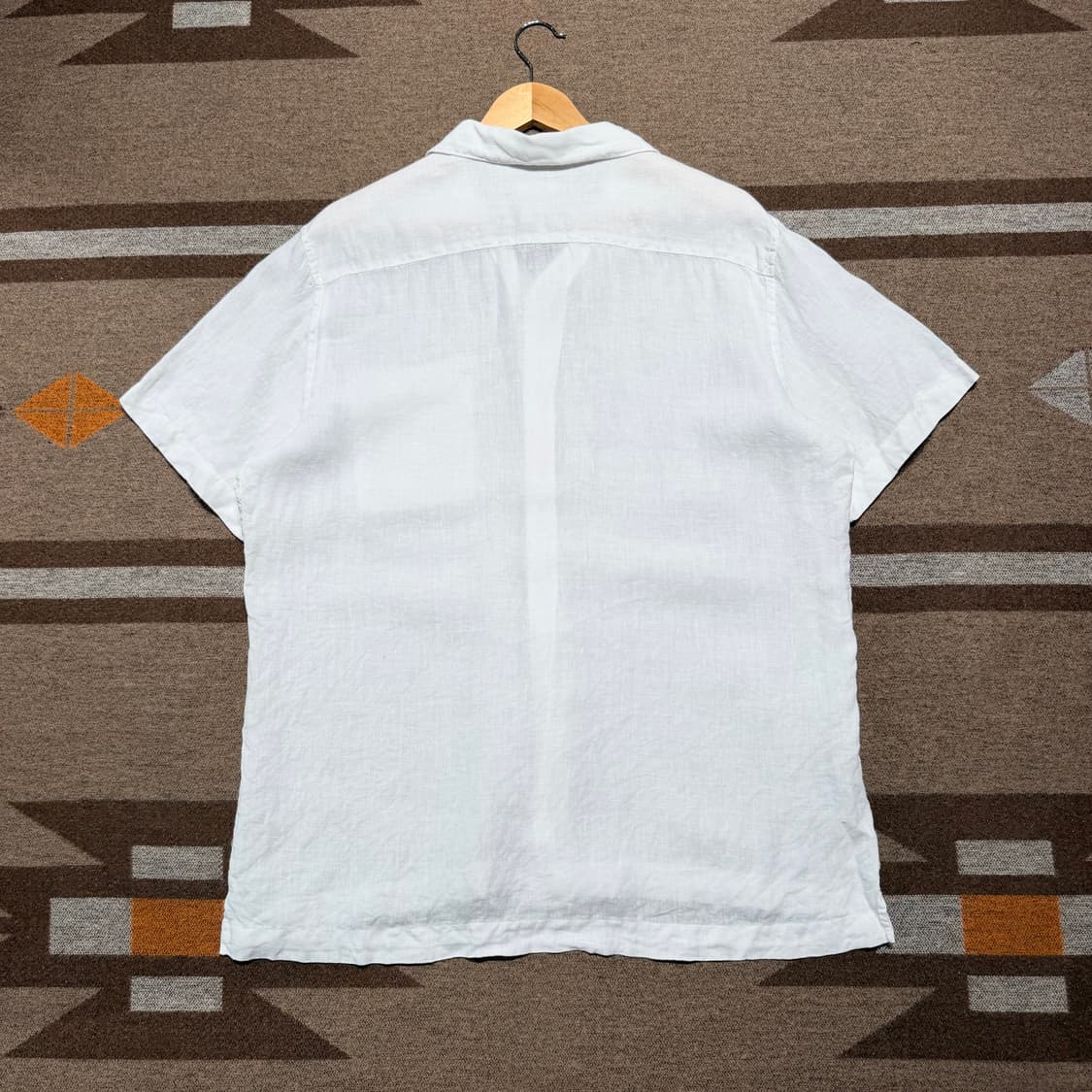 마시모두띠 린넨 반팔 셔츠 XL 상품이미지4