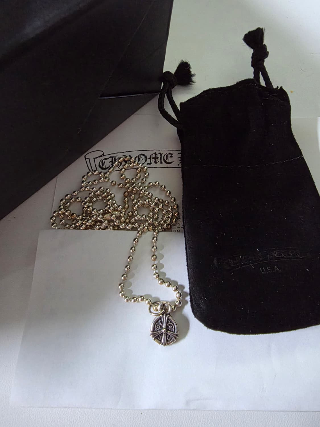 크롬하츠 볼체인 피스사인 참 상품이미지1