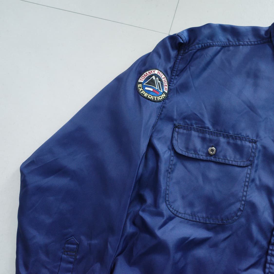 90s 타미힐피거 올드스쿨 아웃도어 셔츠 자켓 L 상품이미지3