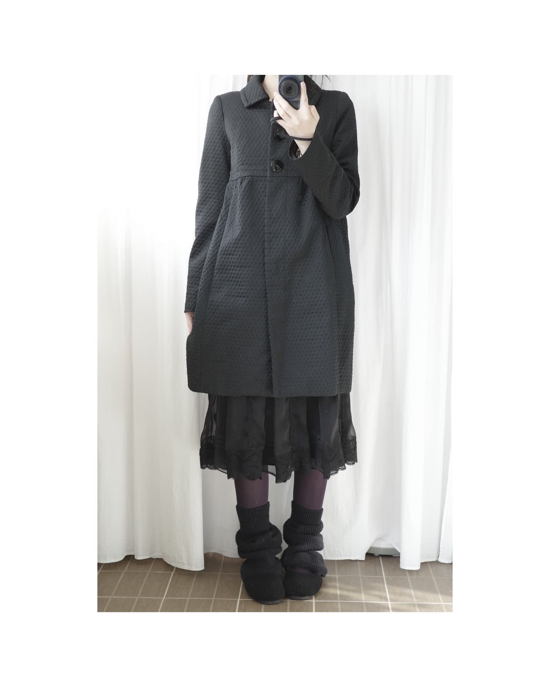 Ray beams dot coat 상품이미지6