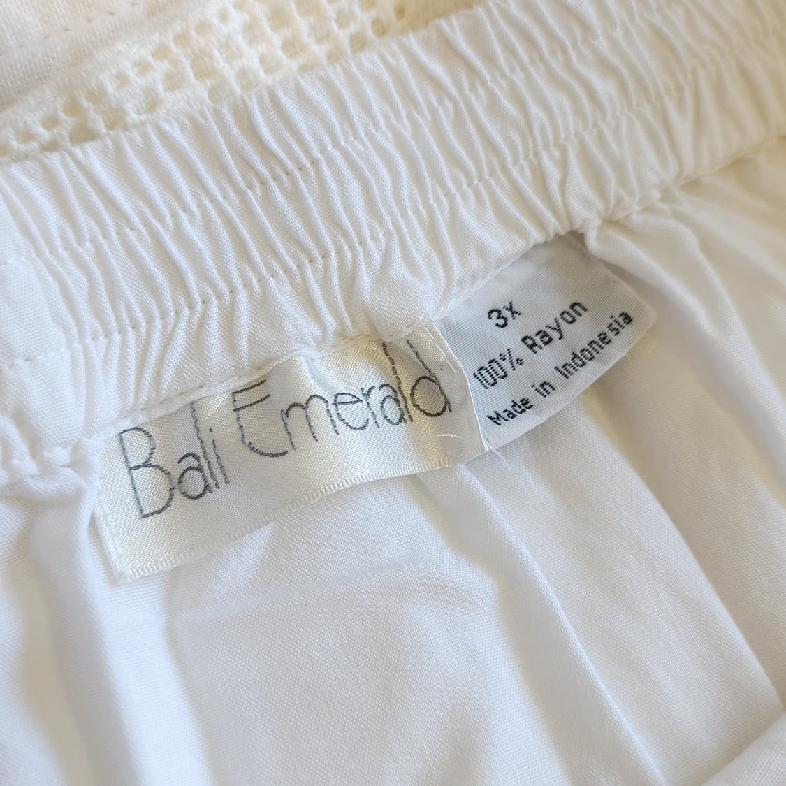 90s 빈티지 스커트 유럽  화이트 스커트 자수 밑단 빅사이즈 스커트3x 상품이미지7