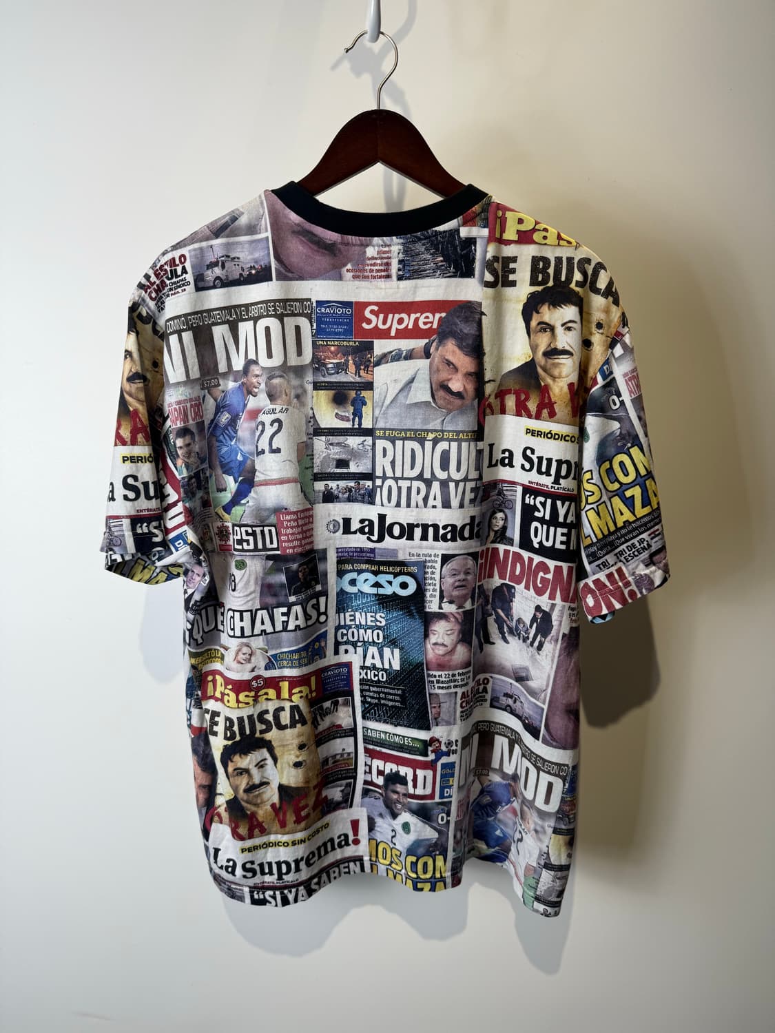 슈프림 헤드라인 프린트 티셔츠  상품이미지4