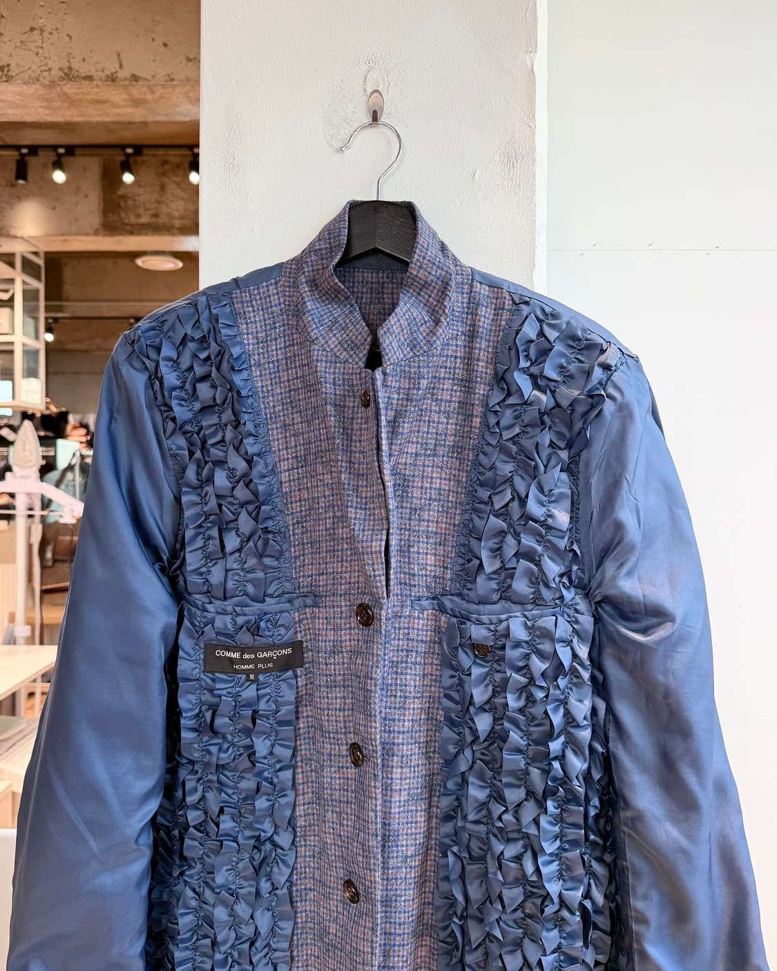 꼼데가르송 옴므 플러스 네이비 리버시블 프릴 블레이저 자켓  상품이미지3