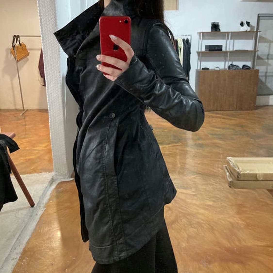 릭 오웬스(Rick Owens) 다크웨어 터틀넥 하이넥 자켓 상품이미지7