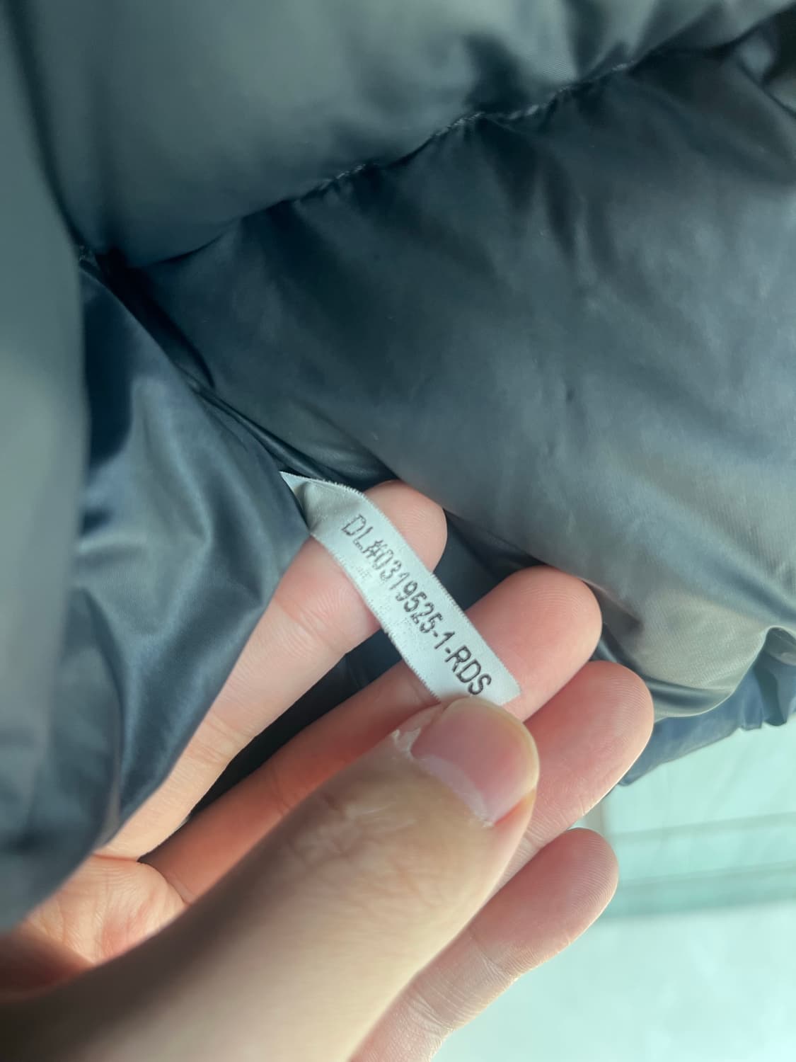 (L)노스페이스 1992 눕시 EX 패딩 잉크블랙 네이비 상품이미지3