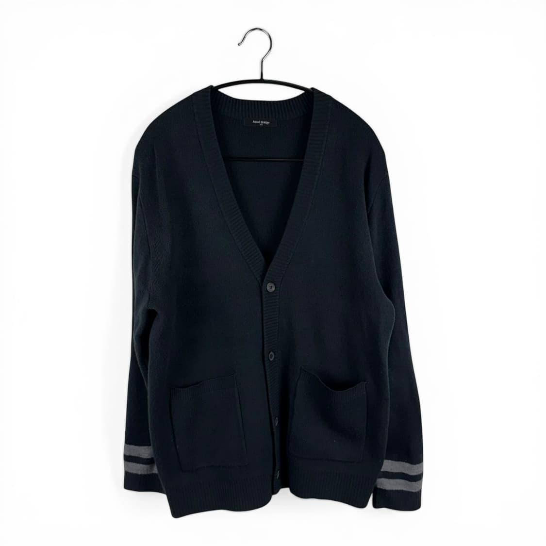 100) 마인드브릿지 가디건 블랙 상품이미지1