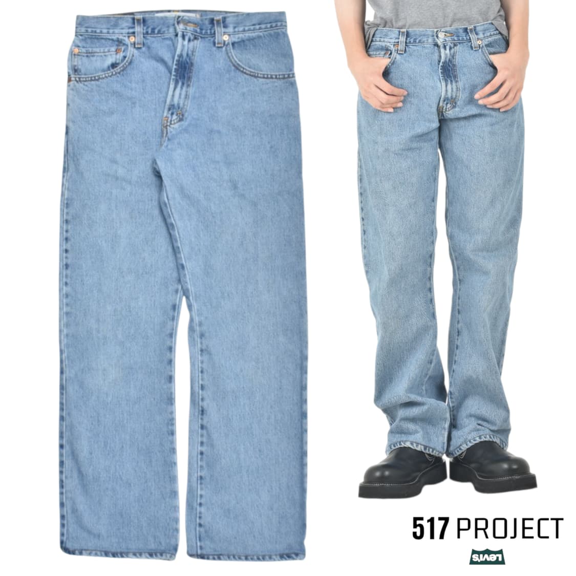 00S 빈티지 리바이스 517 청바지 부츠컷 데님팬츠 32 N0027 상품이미지1