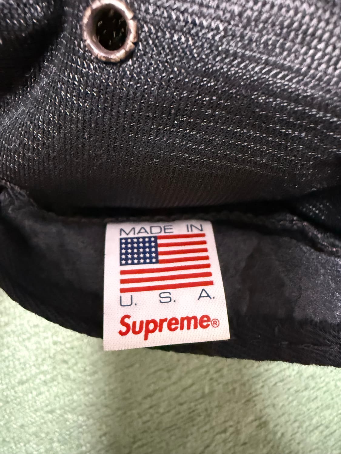 슈프림 캠프캡 가죽 (여성용size) 상품이미지3