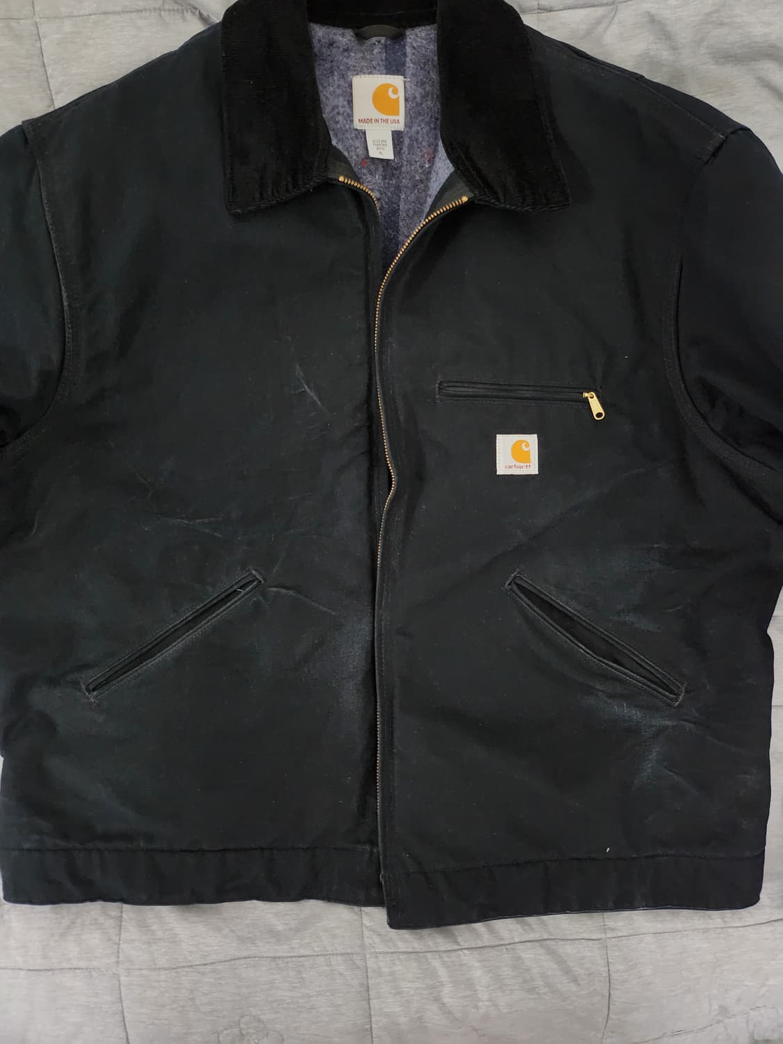 칼하트 디트로이트  j001 블랙 XL 상품이미지4