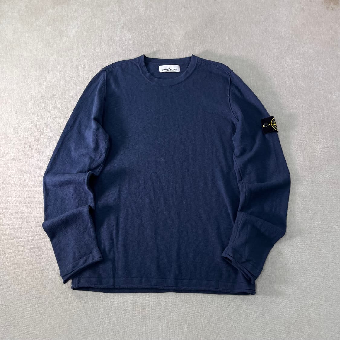 100 스톤아일랜드 오가닉 코튼 네이비 니트 상품이미지1