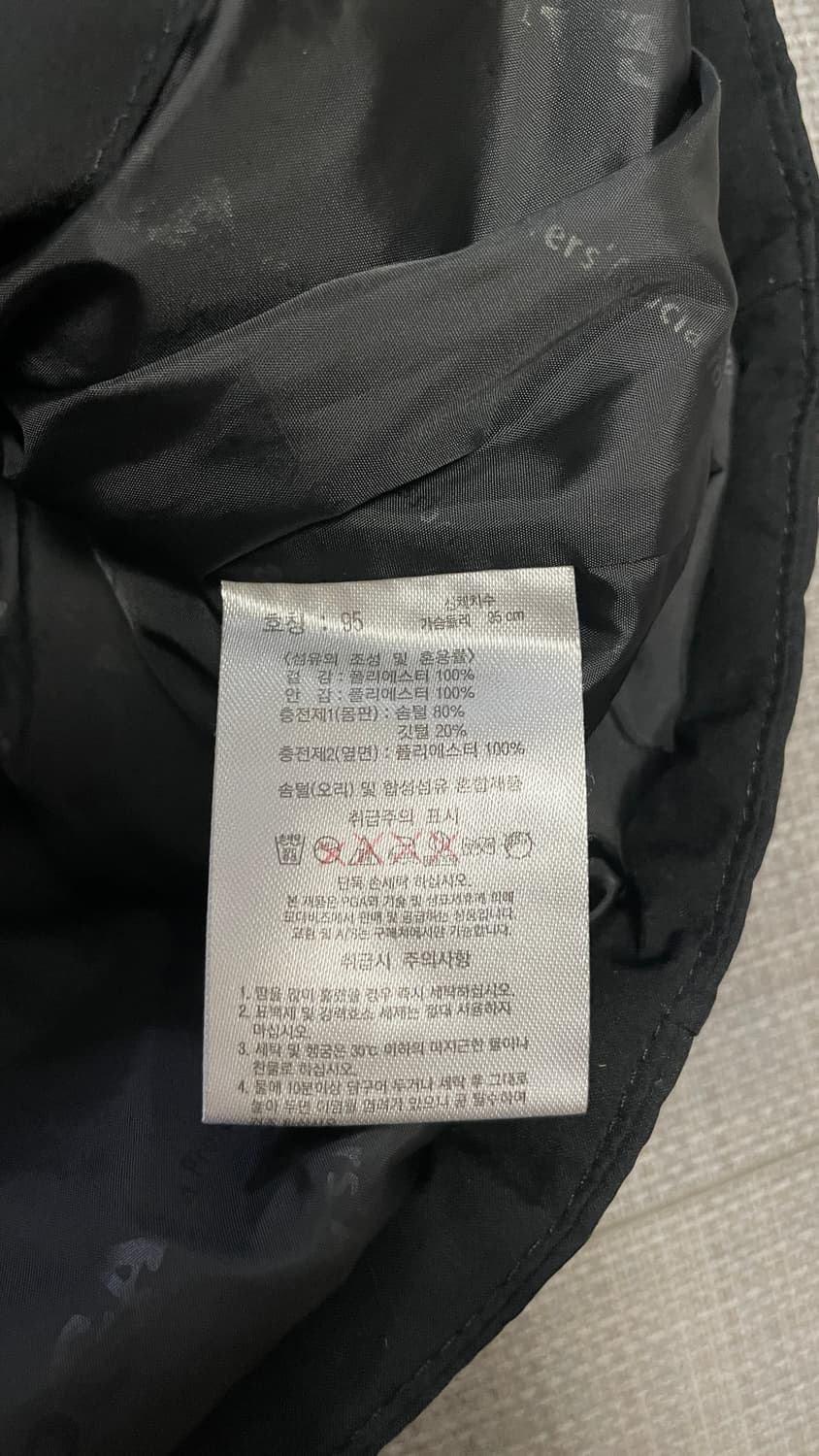 골프 PGA 경량 패딩 M(95) 블랙 상품이미지3