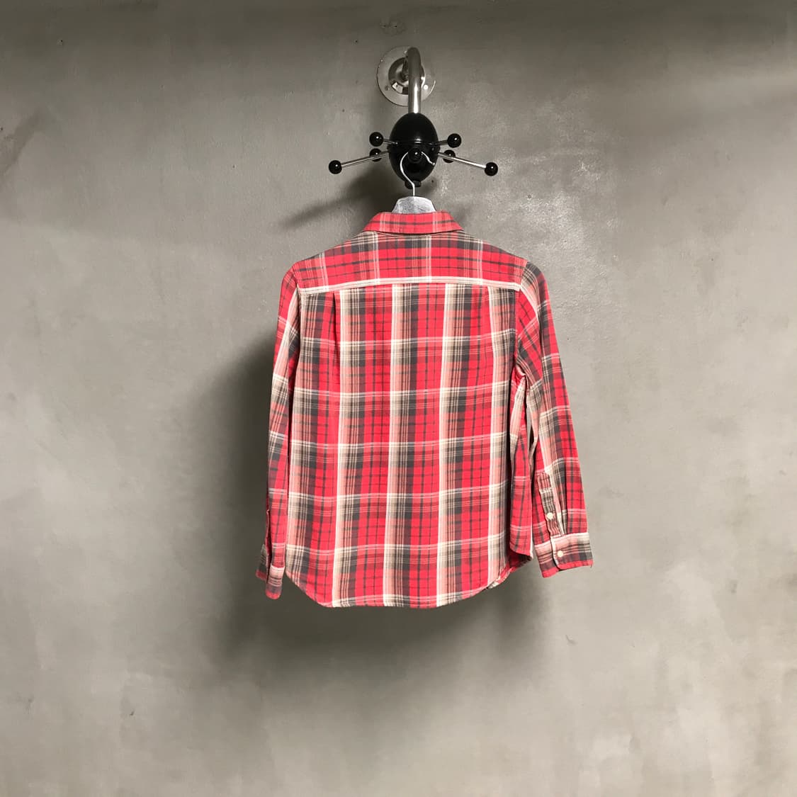폴로 랄프로렌 포켓 체크 셔츠 M(10-12)(W) 상품이미지5