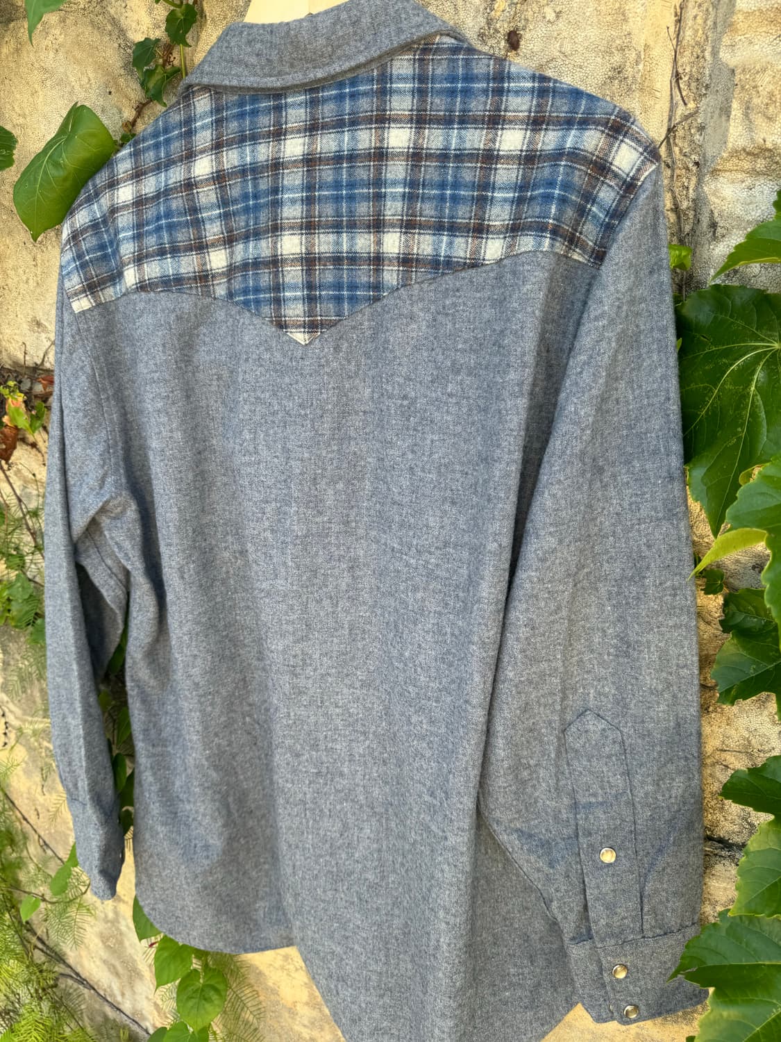 70s pendleton 펜들턴 울 웨스턴 셔츠 L 상품이미지4