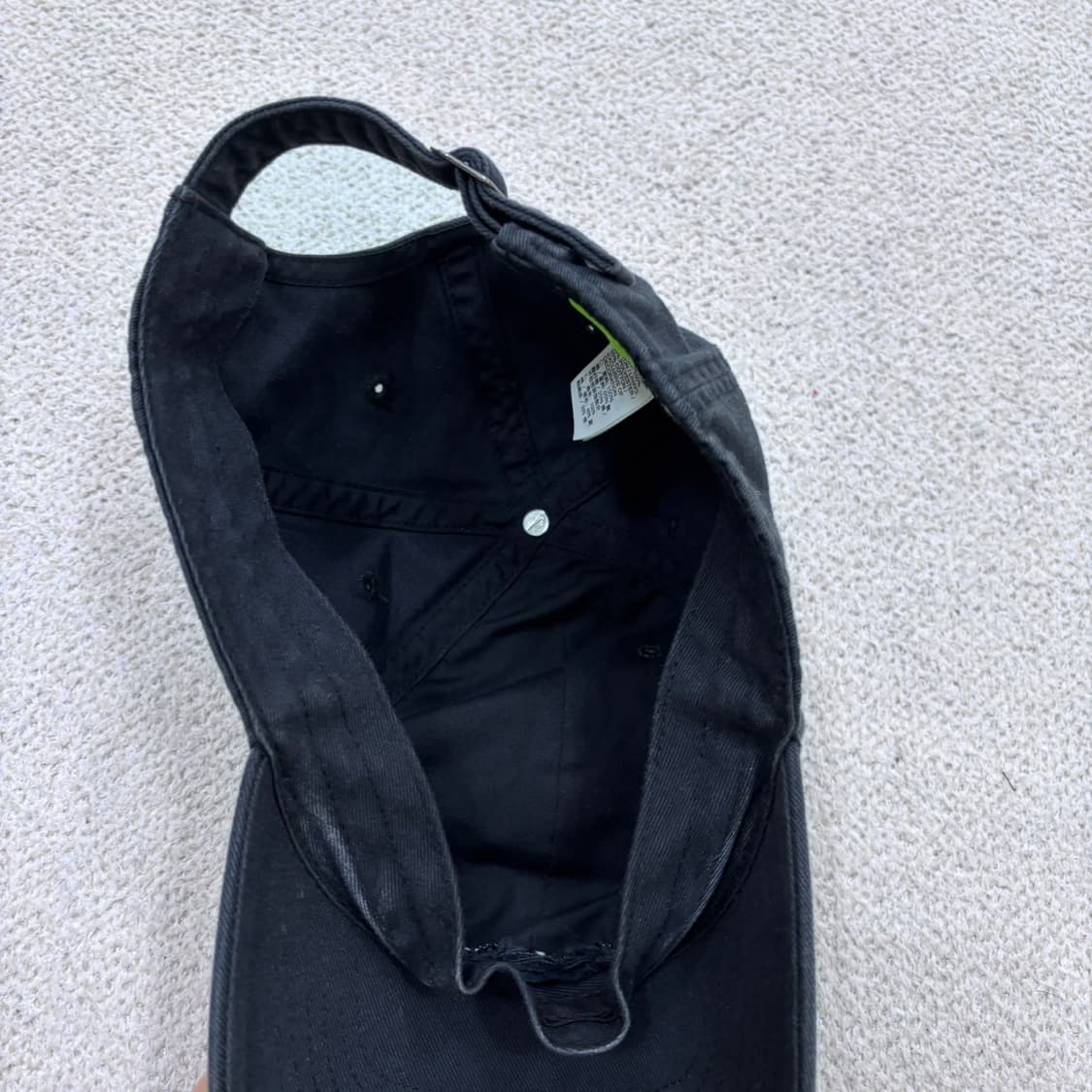 F 나이키 헤리티지86 블랙 볼캡 0611E 상품이미지6