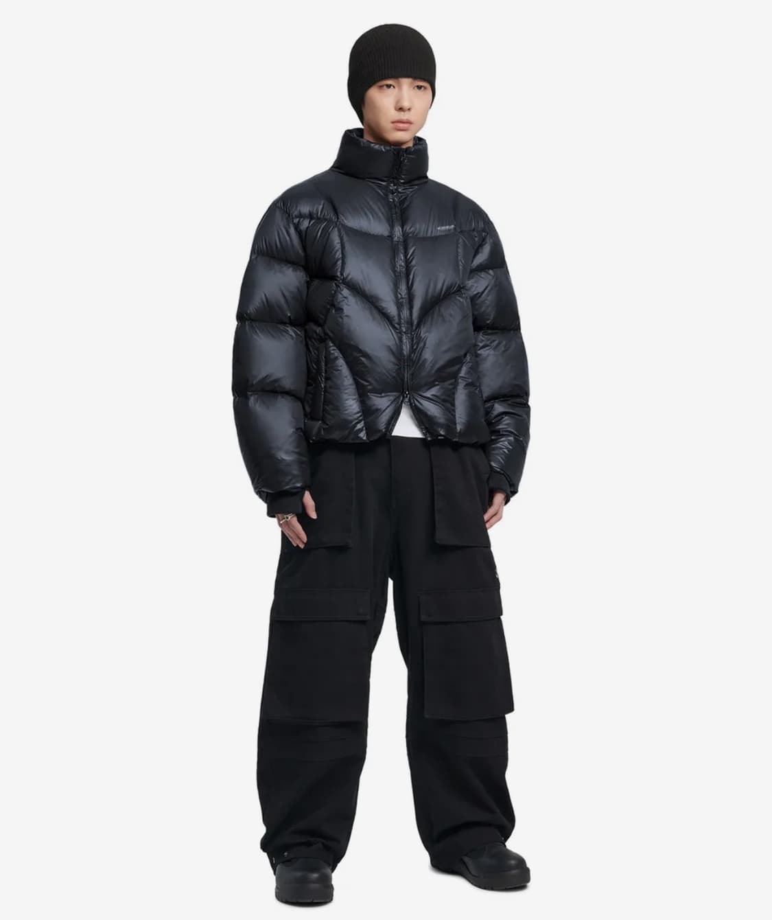 노매뉴얼 덕다운 글로시패딩 M 상품이미지3