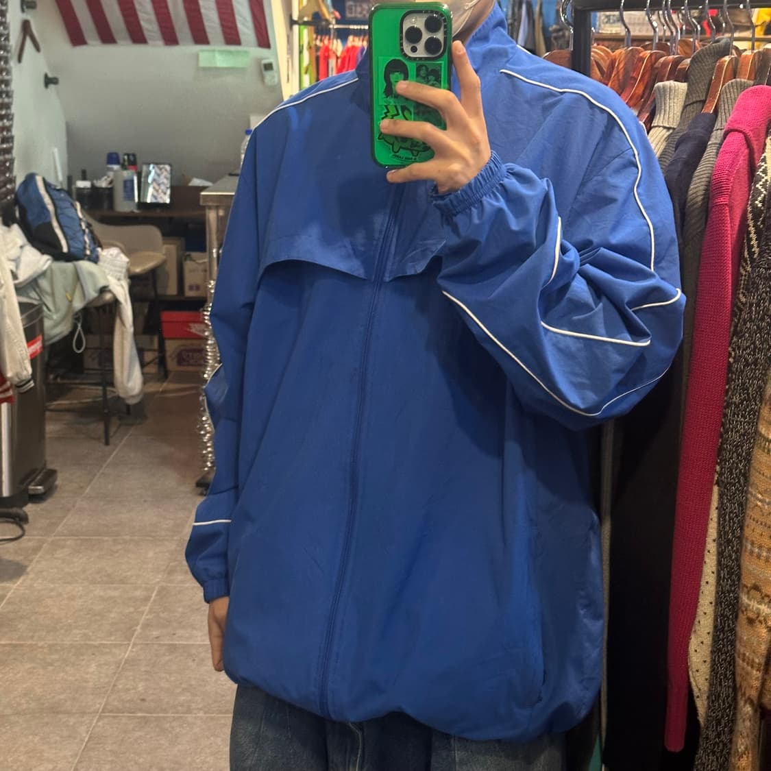 [NO.9] 빈티지 나이키 바람막이 블루 상품이미지3