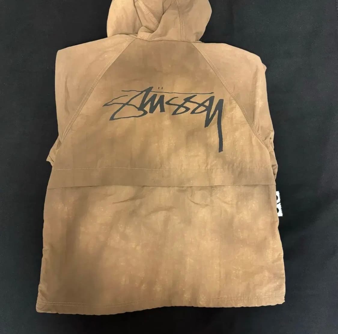 스투시 웨이브 다이 비치 쉘 자켓 브라운 상품이미지1