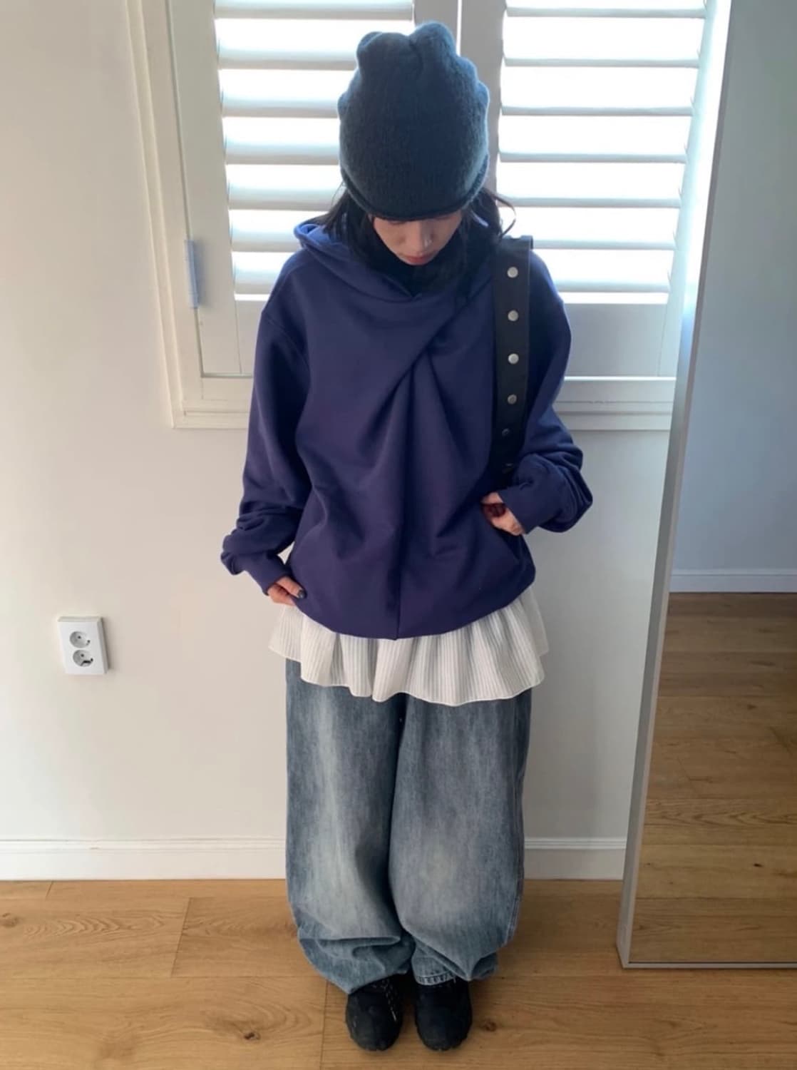 릿킴 REETKIM TWIST SWEAT HOOD 트위스트 상품이미지2