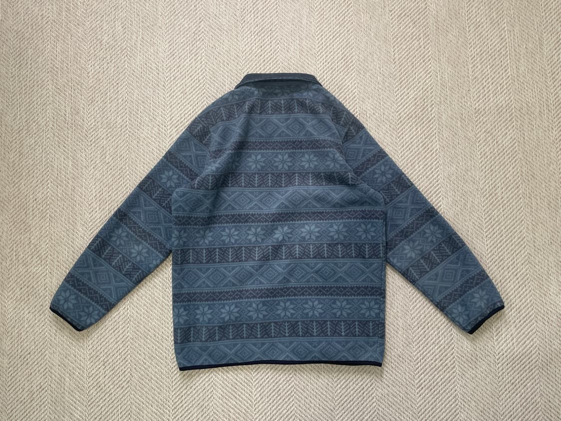 Logos 빈티지 노르딕패턴 플리스 집업 J04156 상품이미지5