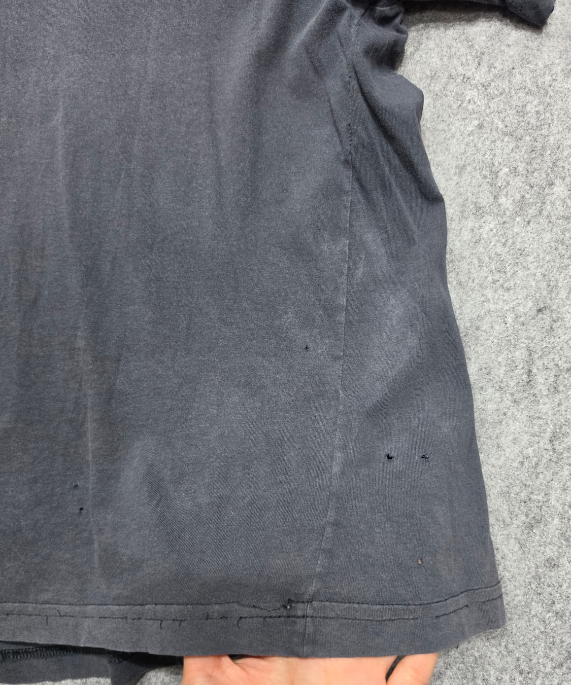 빈티지 할리 데이비슨 그래픽 페이드 그런지무드 반팔티 상품이미지6