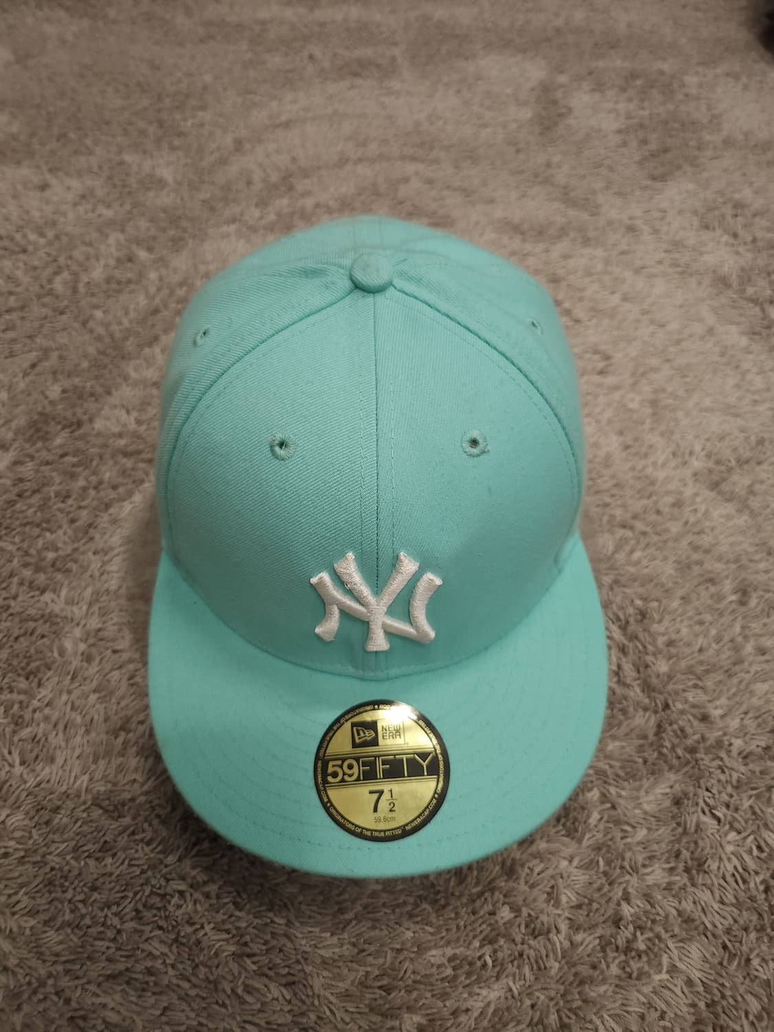 뉴에라 59FIFTY NY 민트 7 캡 모자 상품이미지1