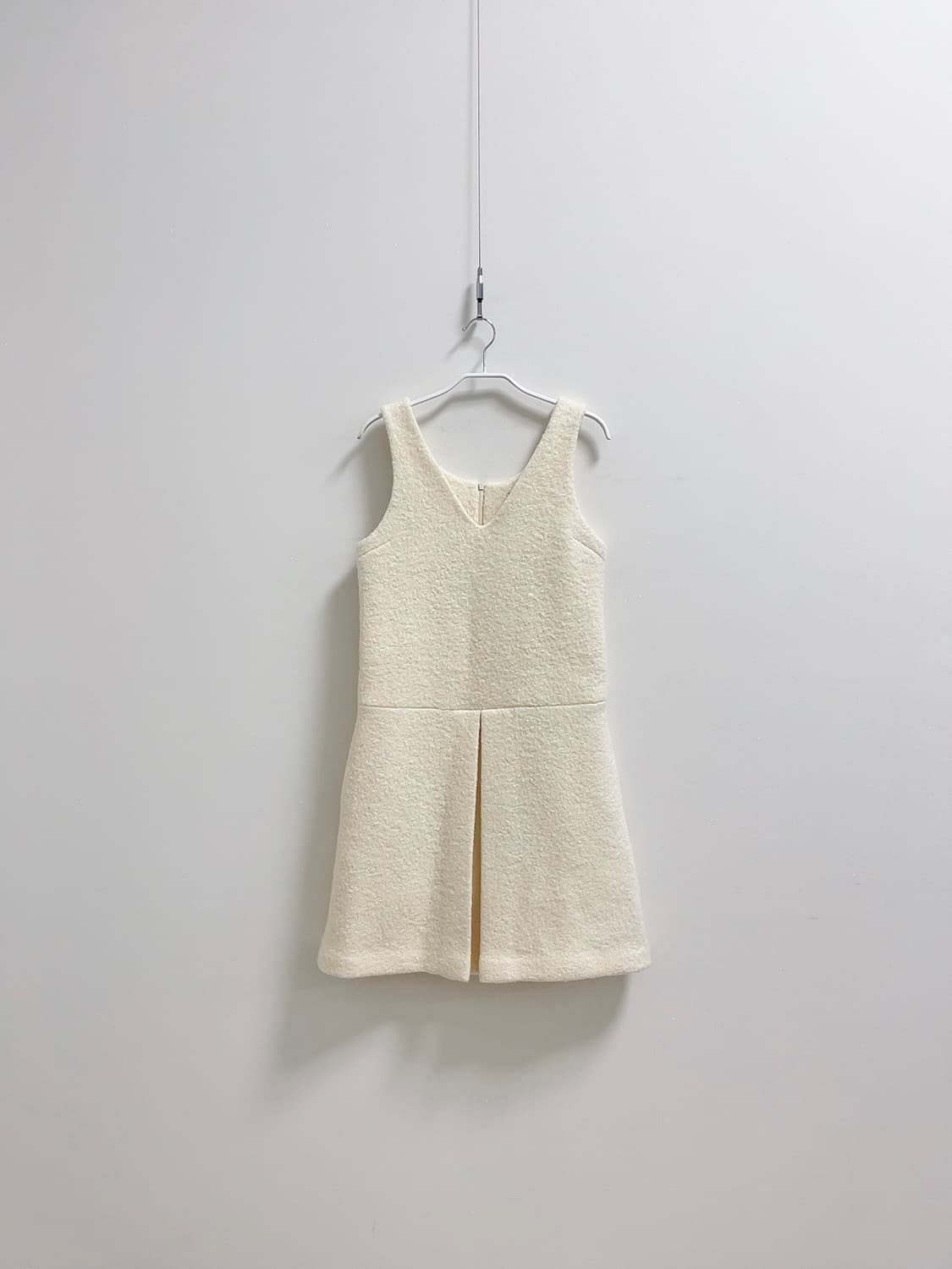 마이스 크림 부클 원피스 상품이미지2