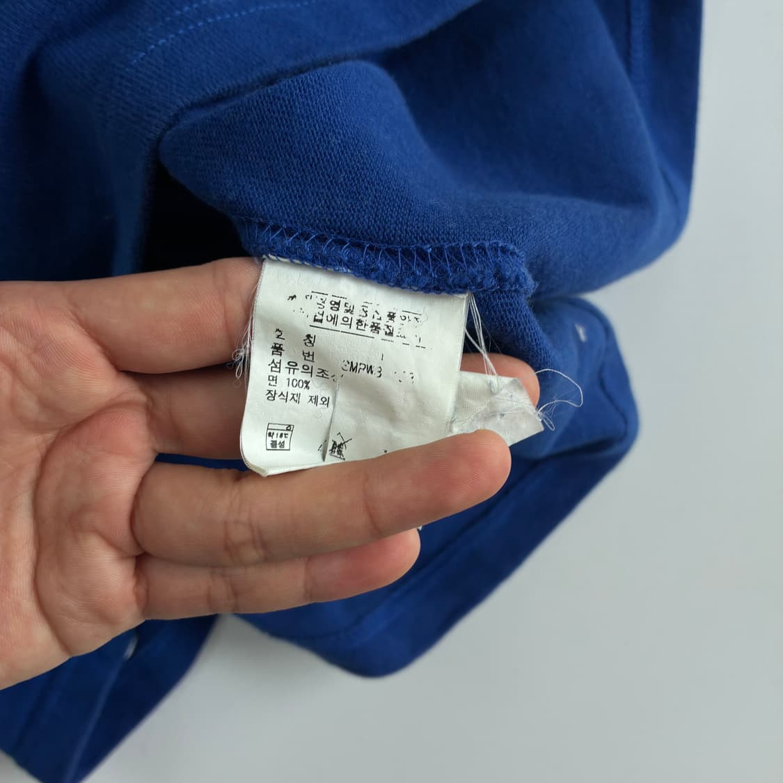 Polo  폴로 랄프로렌 자수 포니 아이코닉 블루 럭비티 상품이미지7