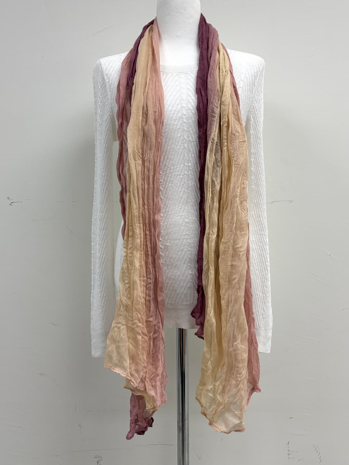 핑크 머플러 목도리 스카프 숄 상품이미지4