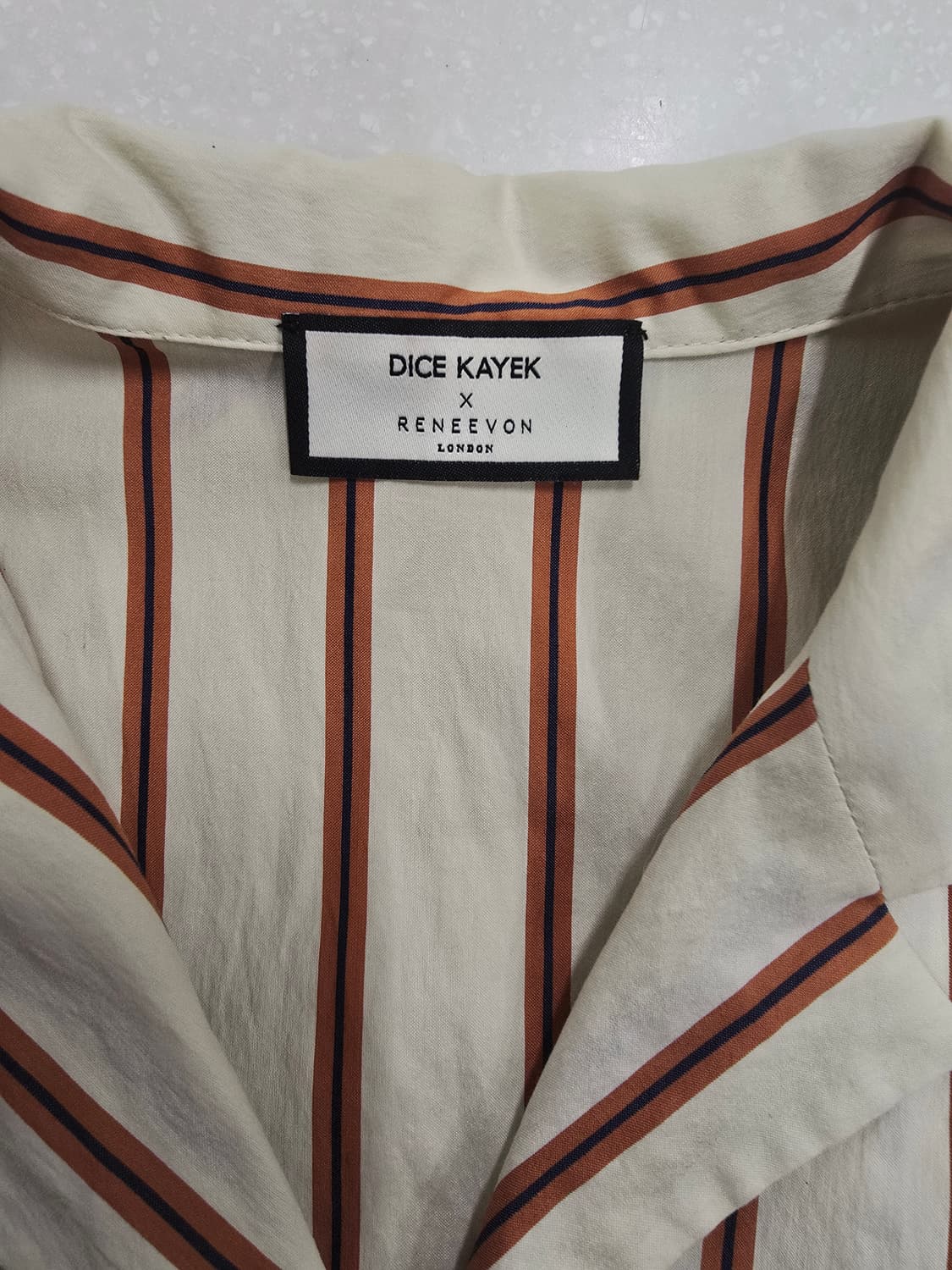 레니본 dice kayek 콜라보 패턴 원피스 상품이미지5